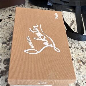 Christian Louboutin Brown Shoe Box with White Logo